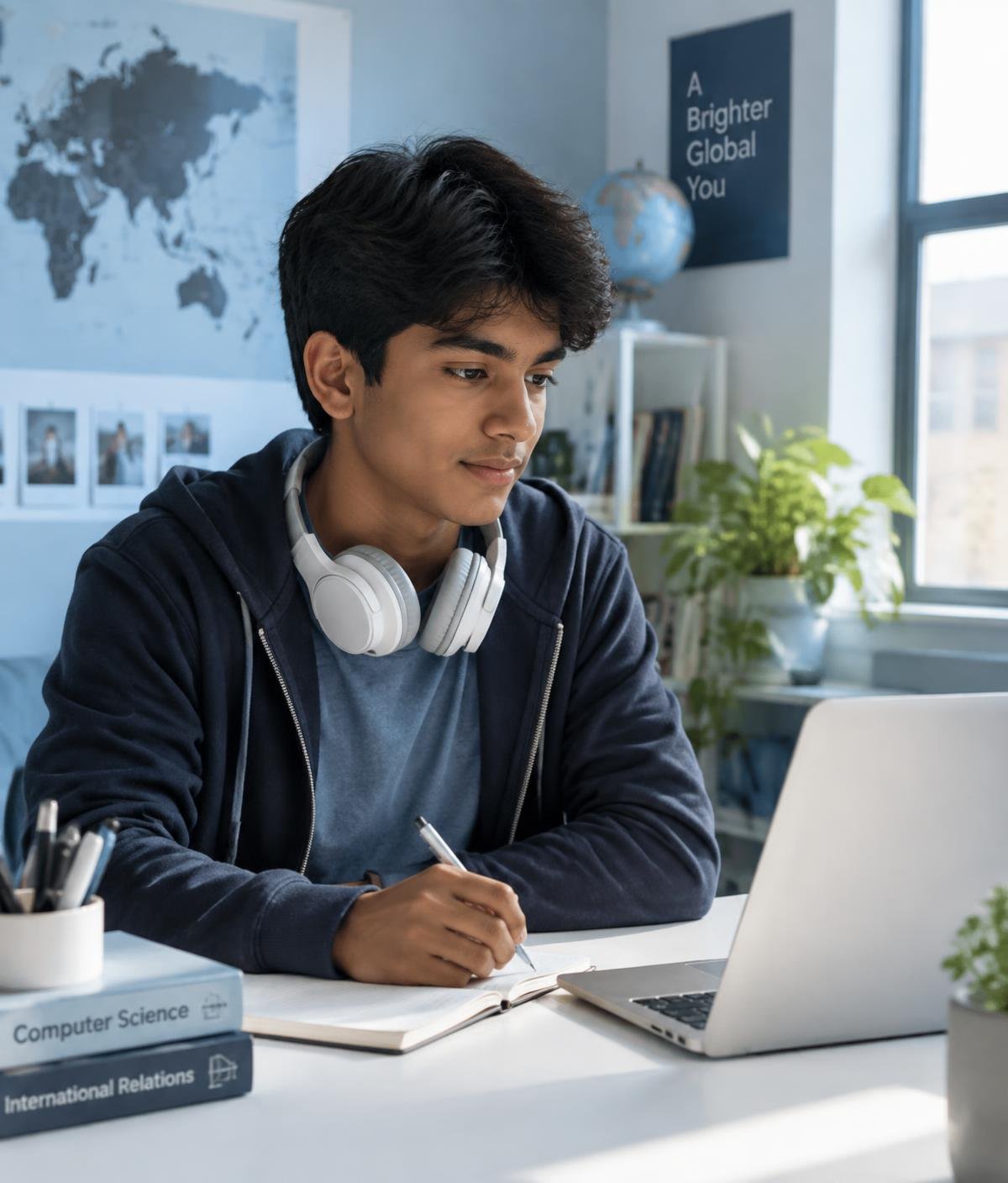 Student learning online